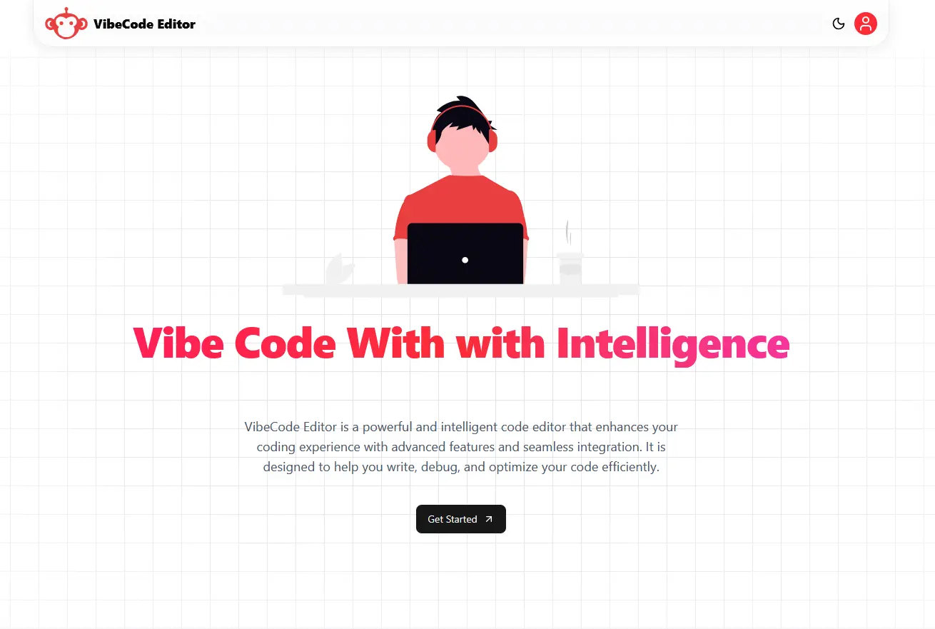 Vibe Editor project screenshot